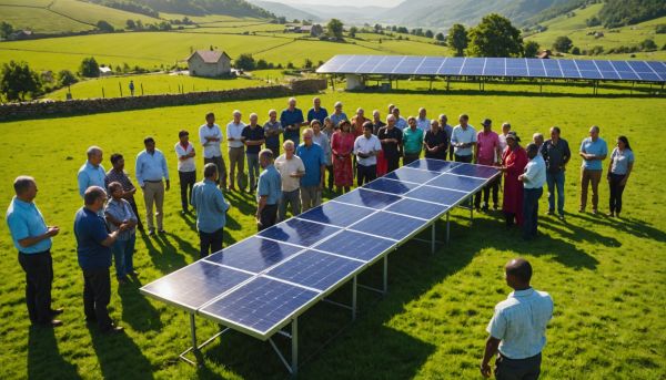 Centrales solaires villageoises et implication citoyenne